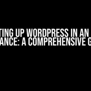 Setting up WordPress in an AWS Instance: A Comprehensive Guide