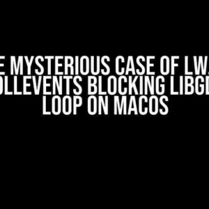 The Mysterious Case of LWJGL glfwPollEvents Blocking libGDX Main Loop on macOS